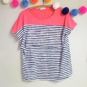 Nursing Top XXL Short Sleeve